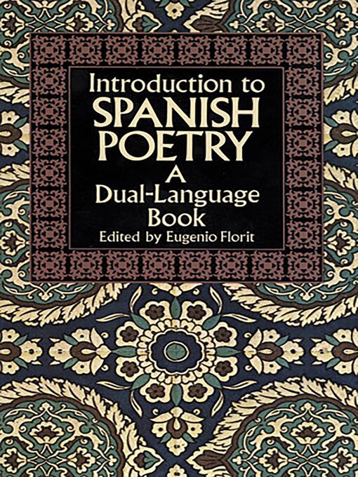 Title details for Introduction to Spanish Poetry by Eugenio Florit - Wait list